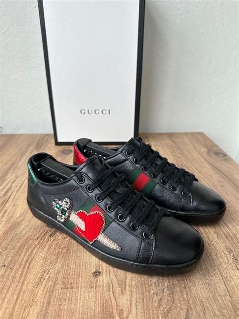 heart shoes from gucci|gucci pierced heart ace.